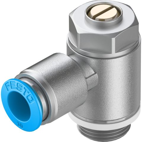 FESTO 193151 Smoorventiel met terugslagklep GRLA-3/8-QS-10-D