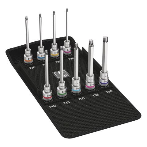 Wera 05004212001 8767 HMC HF 3 Zyklop Bit-doppen-set TORX®, met vasthoudfunctie, 9‑delig