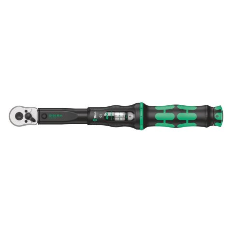 Wera 05075620001 Click-Torque C 1 draaimomentsleutel met omschakelratel, 10-50 Nm