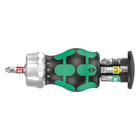 Wera 05008884001 Kraftform Kompakt Stubby Magazin RA 2, 6‑delig
