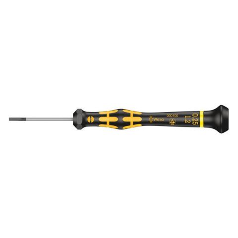 Wera 05030100001 1578 A ESD Kraftform Micro Sleuf schroevendraaier 0,25 x 1,2 x 40mm