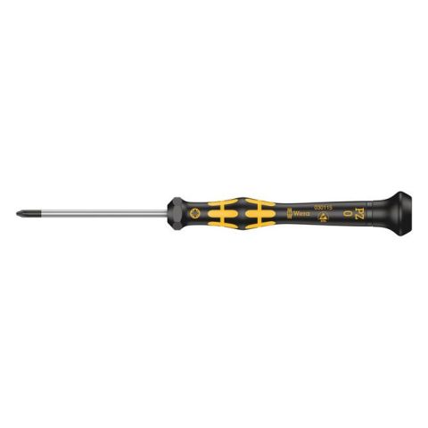 Wera 05030115001 1555 PZ ESD Kraftform Micro Pozidriv-Schroevendraaier PZ 0 x 60mm