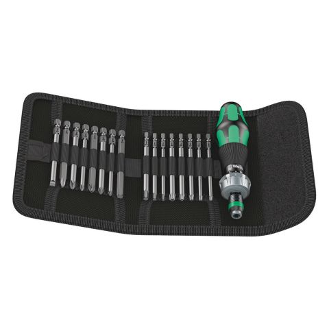 Wera 05051040001 Kraftform Kompakt 60 RA, 17‑delig