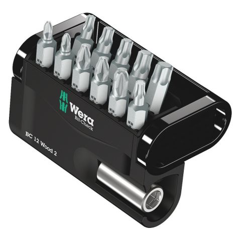 Wera 05057422001 Bit-Check 12 Wood 2, 12‑delig