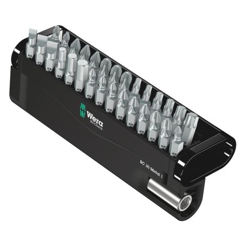 Wera 05057434001 Bit-Check 30 Metal 1, 30‑delig