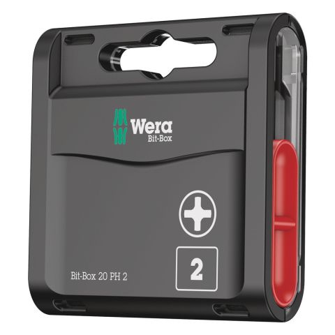 Wera 05057750001 Bit-Box 20 PH, 20‑delig PH 2 x 25mm