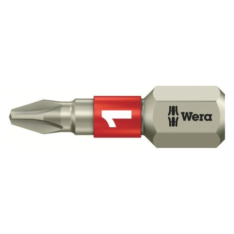 Wera 05071010001 3851/1 TS Bits Phillips, RVS PH 1 x 25mm