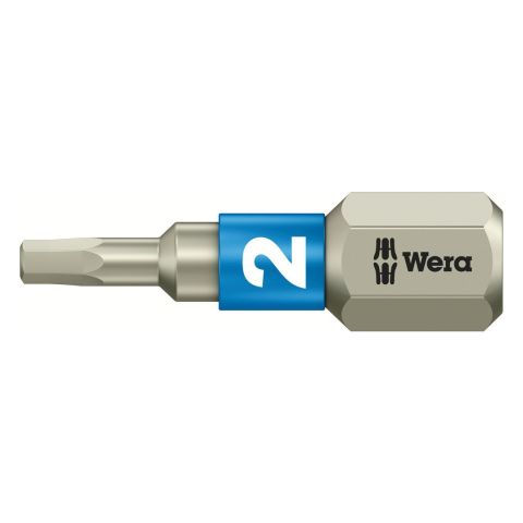 Wera 05071071001 3840/1 TS Zeskant Bits, RVS 2,0 x 25mm
