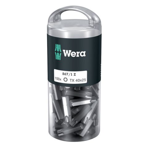 Wera 05072452001 867/1 TORX® Bits DIY 100 TX 40 x 25mm 100 stuks