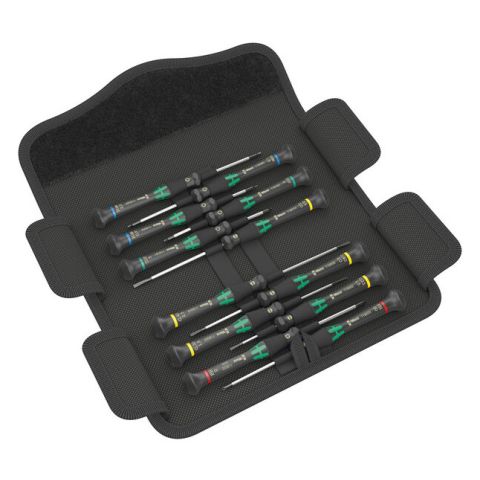 Wera 05073675001 Kraftform Micro 12 Universal 1 Micro-schroevendraaierset, 12‑delig