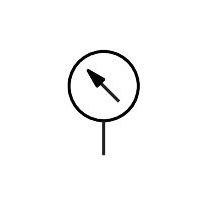 FESTO 162837 Manometer MA-50-2,5-1/4-EN