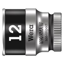 Wera 05003727001 8790 HMA HF Zyklop Hand- en Machinedop, met 1/4"-aandrijving, met vasthoudfunctie 12 x 23mm