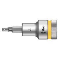 Wera 05003820001 8740 C HF Binnenzeskant Zyklop Bitdop met 1/2"-aandrijving met vasthoudfunctie 4 x 60mm