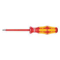 Wera 05006160001 165 i PZ VDE geïsoleerde Pozidriv Schroevendraaier PZ 0 x 80mm
