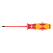 Wera 05006441001 160 iS VDE geïsoleerde sleuf schroevendraaier, kling met gereduceerde diameter 0,8 x 4,0 x 100mm