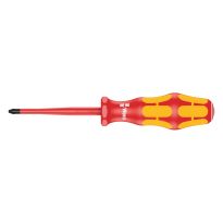 Wera 05006450001 162 iS PH VDE geïsoleerde Phillips Schroevendraaier, kling met gereduceerde diameter PH 1 x 80mm