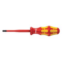 Wera 05006455001 162 iS PH/S VDE geïsoleerde Schroevendraaier voor PlusMinus-Schroeven, kling met gereduceerde diameter PH 1 x 80mm