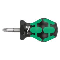 Wera 05008854001 355 PZ kruiskop Stubby/carburateurschroevendraaier PZ 2 x 25mm