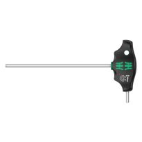 Wera 05023344001 454 HF T-greep zeskant-schroevendraaier Hex-Plus met vasthoudfunctie 5 x 200mm