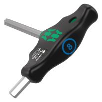 Wera 05023354001 454 HF T-greep zeskant-schroevendraaier Hex-Plus met vasthoudfunctie 10 x 100mm