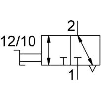 FESTO 153476 Kogelklepafsluiter HE-3-QS-8