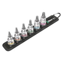 Wera 05003997001 Belt C 3 TORX® HF Zyklop Bitdoppen set TORX®, met vasthoudfunctie, 1/2" -aandrijving, 6‑delig