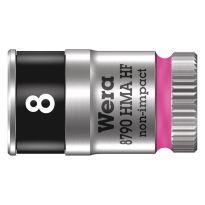 Wera 05003723001 8790 HMA HF Zyklop Hand- en Machinedop, met 1/4"-aandrijving, met vasthoudfunctie 8 x 23mm
