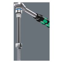 Wera 05003822001 8740 C HF Binnenzeskant Zyklop Bitdop met 1/2&quot;-aandrijving met vasthoudfunctie 6 x 60mm