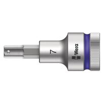 Wera 05003823001 8740 C HF Binnenzeskant Zyklop Bitdop met 1/2"-aandrijving met vasthoudfunctie 7 x 60mm