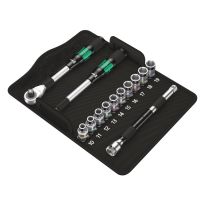 Wera 05004090001 8006 SC 1 Zyklop Hybrid-ratelset, 1/2"-aandrijving, metrisch, 13‑delig