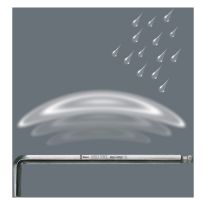 Wera 05022045001 950 PKLS Stiftsleutel, metrisch, verchroomd 5 x 160mm