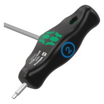 Wera 05023332001 454 T-greep zeskant-schroevendraaier Hex-Plus 2,5 x 100mm