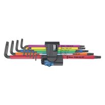 Wera 05024470001 967/9 TX XL Multicolour HF 1 Stiftsleutelset met vasthoudfunctie, lang, 9‑delig