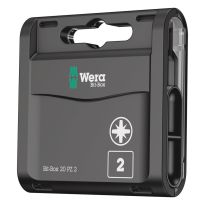 Wera 05057760001 Bit-Box 20 PZ, 20‑delig PZ 2 x 25mm