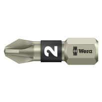 Wera 05071021001 3855/1 TS Bits Pozidriv, RVS PZ 2 x25mm