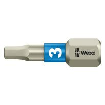 Wera 05071073001 3840/1 TS Zeskant Bits, RVS 3,0 x 25mm